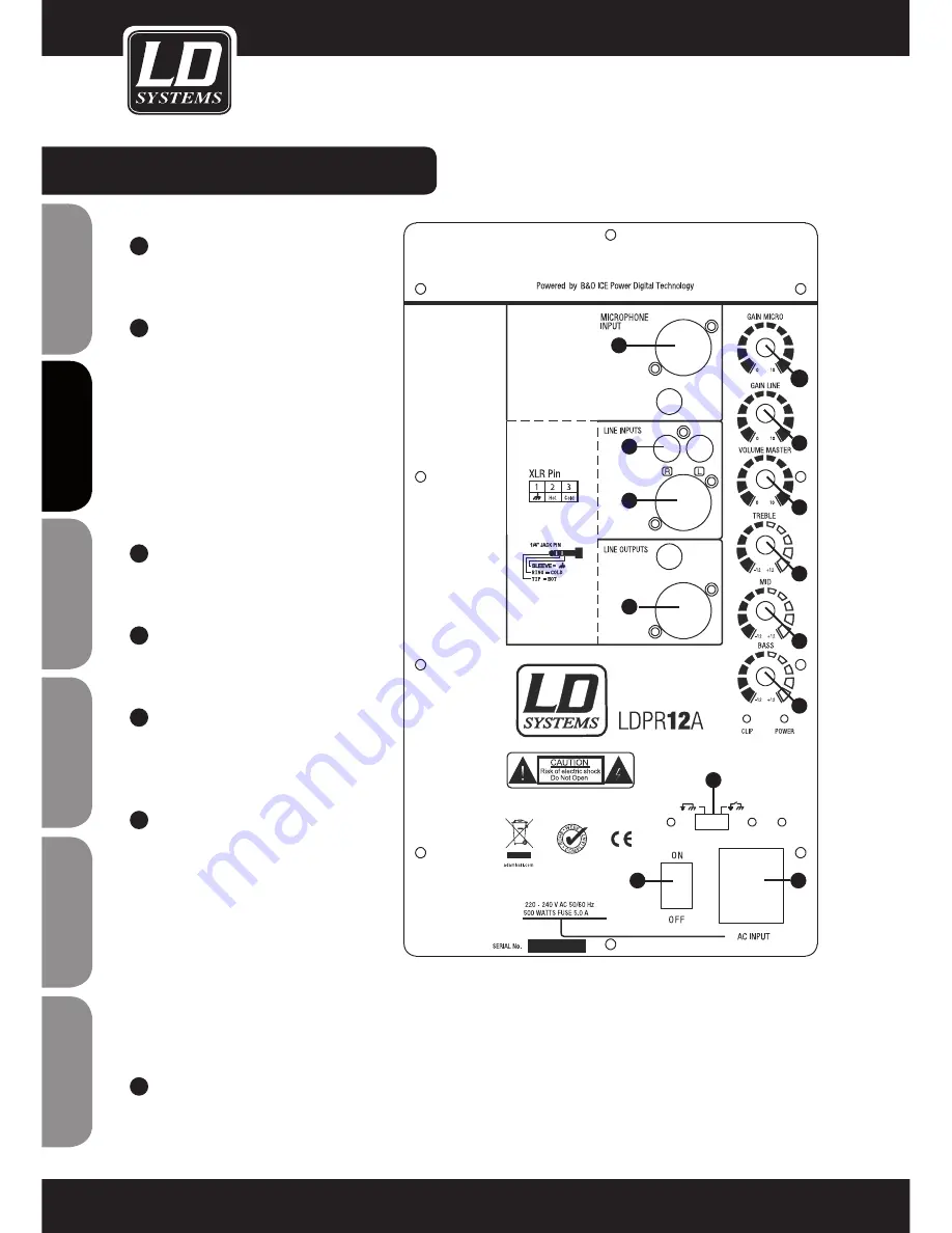 LD LDPR12A User Manual Download Page 16