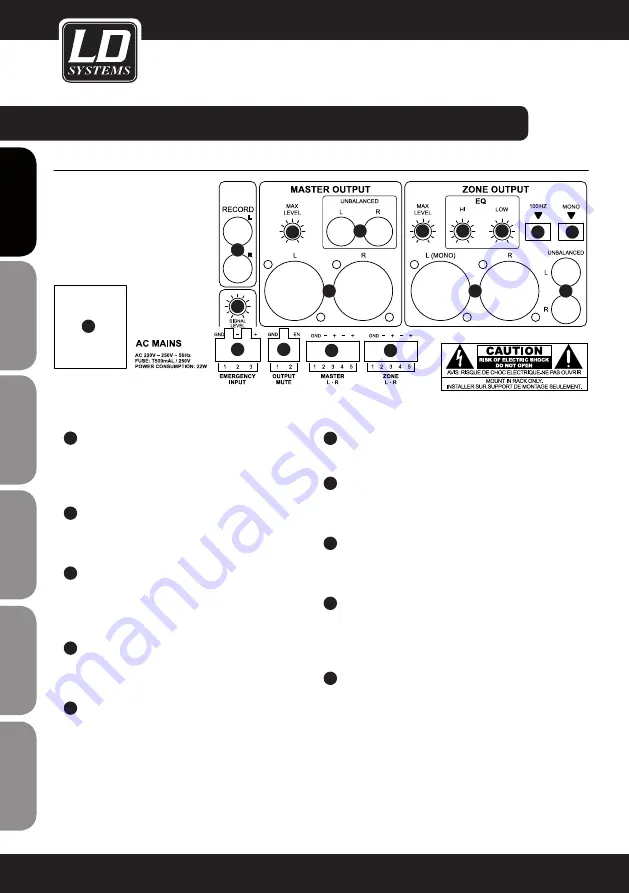 LD LDzone423 User Manual Download Page 10