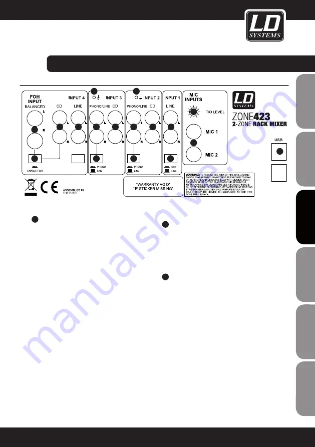 LD LDzone423 Скачать руководство пользователя страница 47