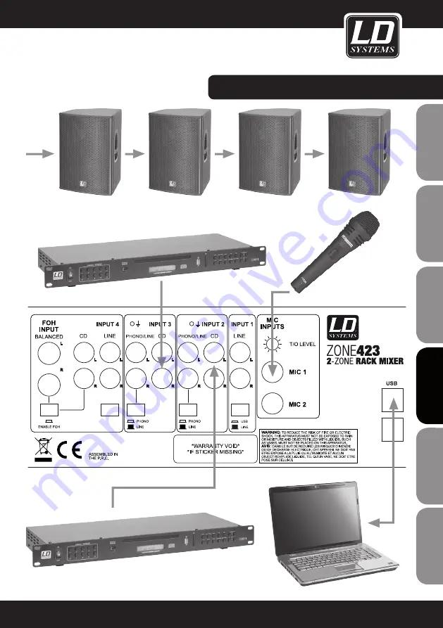 LD LDzone423 User Manual Download Page 67