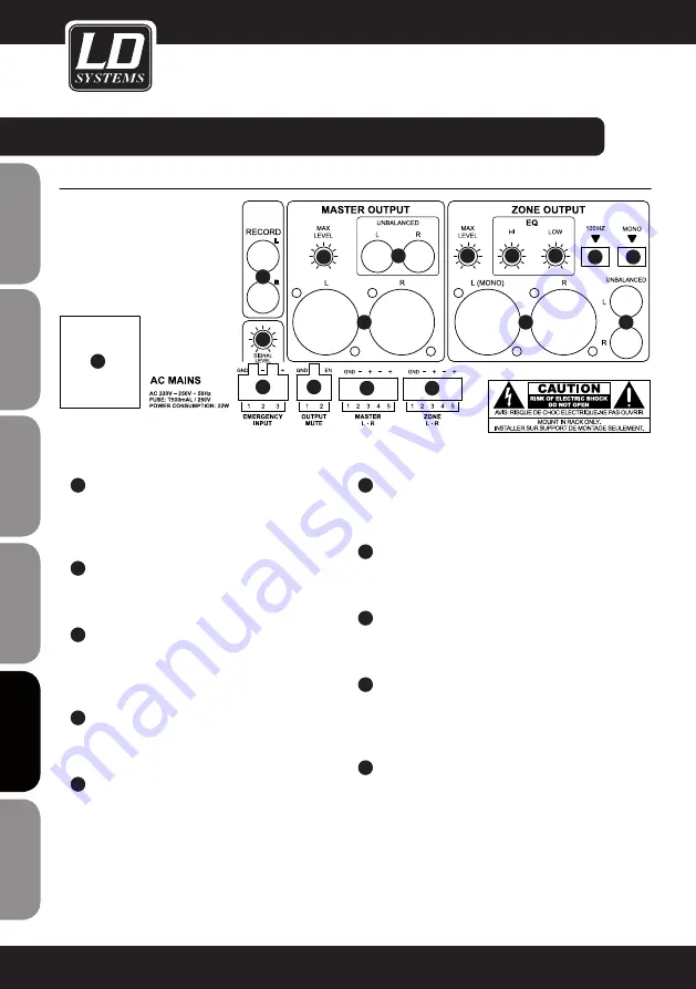 LD LDzone423 User Manual Download Page 82