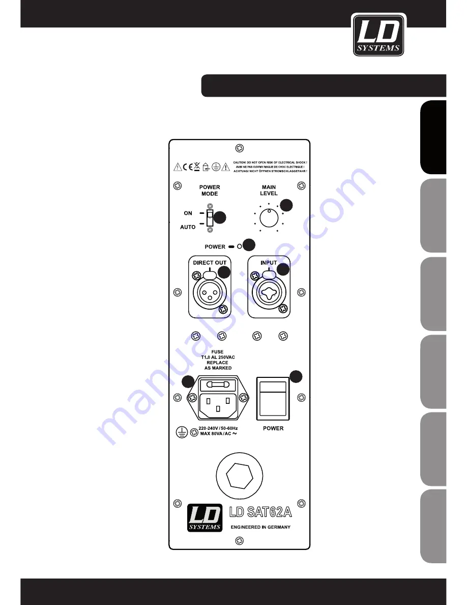 LD SAT242 User Manual Download Page 9