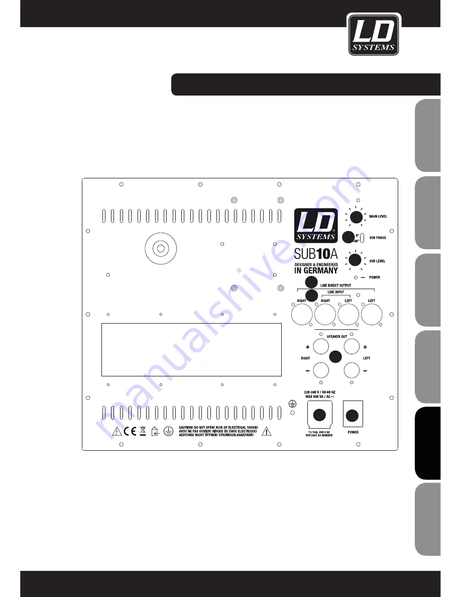 LD SAT242 User Manual Download Page 103