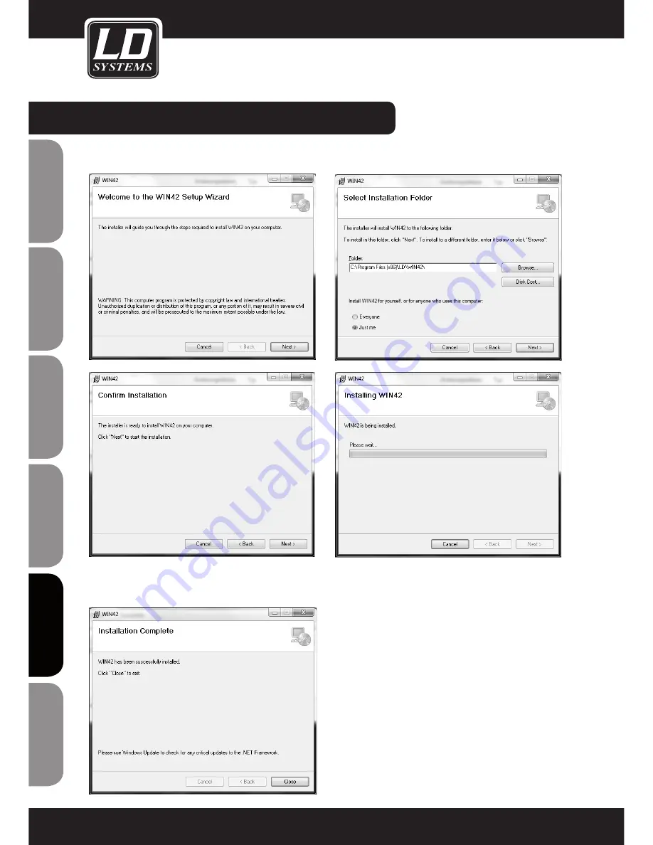 LD WIN42HUB User Manual Download Page 114