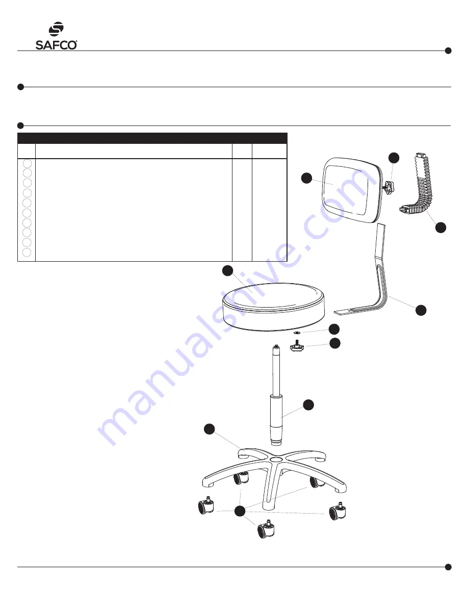 LDI Spaces SAFCO 3430 Скачать руководство пользователя страница 1