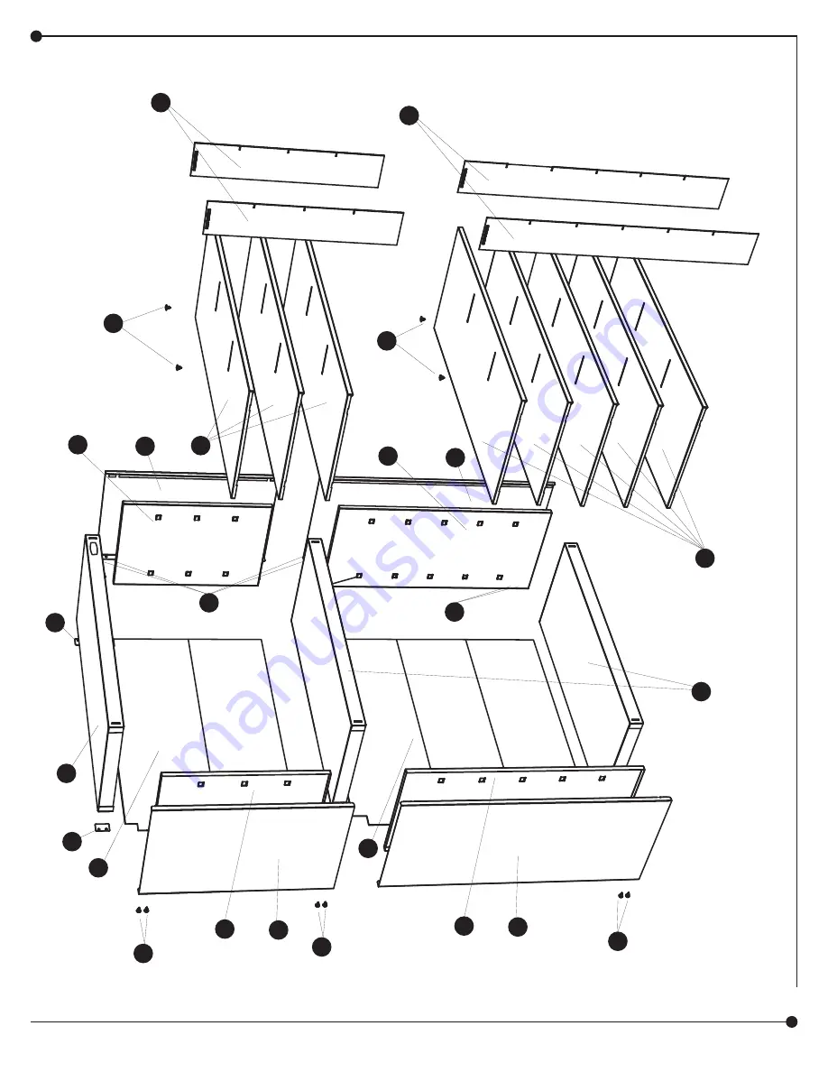 LDI Spaces SAFCO E-Z Stor 9274 Assembly Instructions Manual Download Page 3