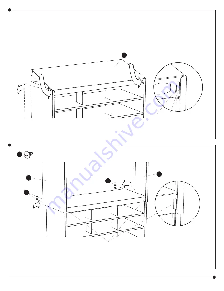 LDI Spaces SAFCO E-Z Stor 9274 Assembly Instructions Manual Download Page 8