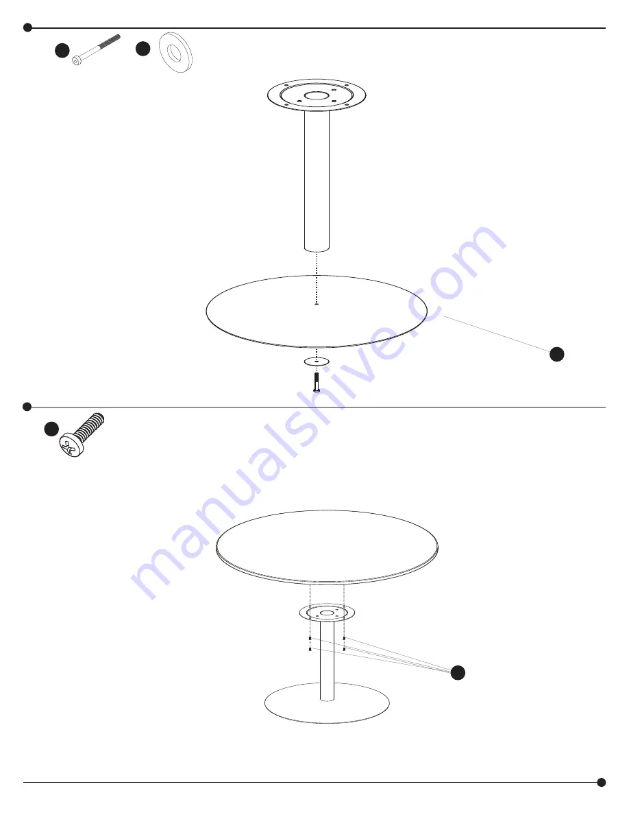 LDI Spaces SAFCO Entourage 2490 Assembly Instructions Download Page 3