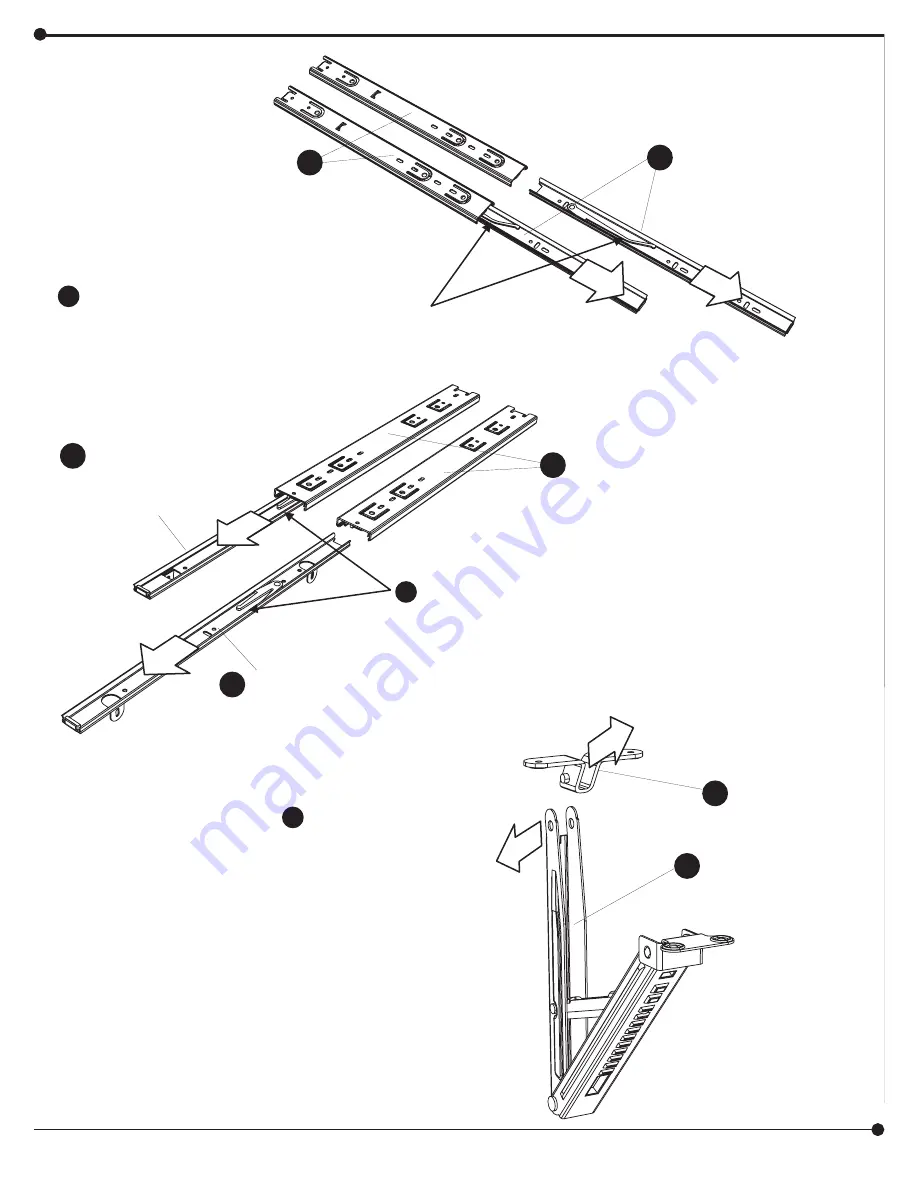 LDI SAFCO 8925 Assembly Instructions Manual Download Page 3