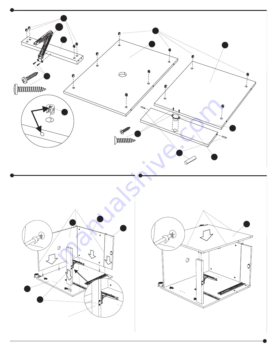 LDI SAFCO 8925 Assembly Instructions Manual Download Page 5