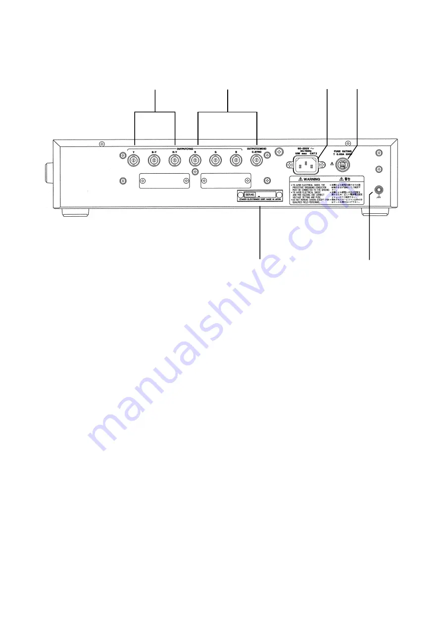 Leader Electronics Corp. LT 416 Instruction Manual Download Page 20