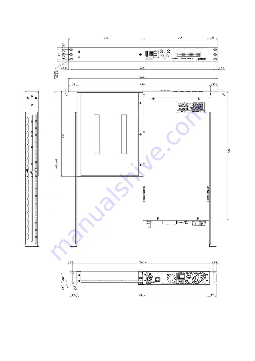 Leader LR 2482 Instruction Manual Download Page 4