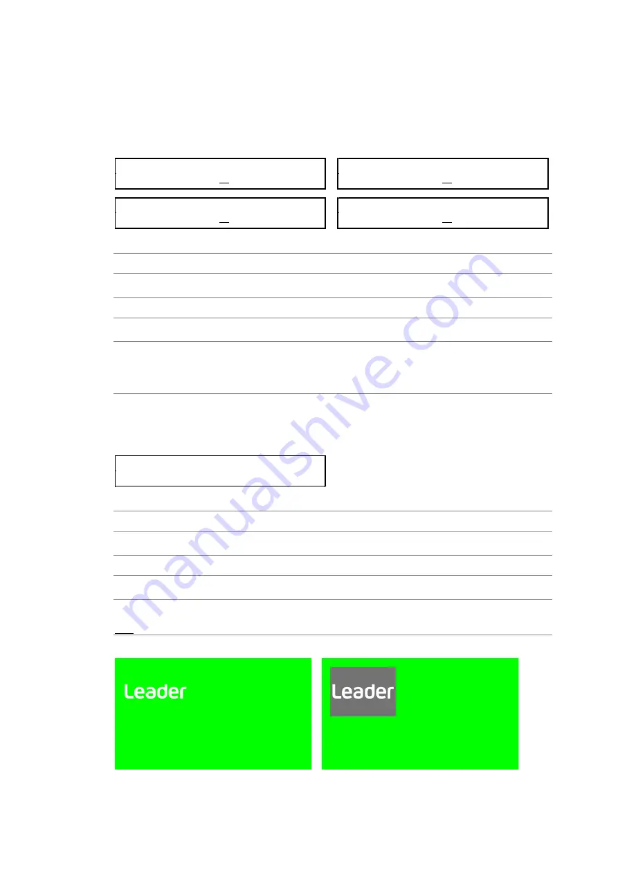 Leader LT4610-SER01 Instruction Manual Download Page 120