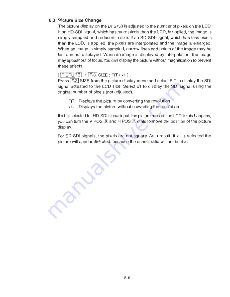 Leader LV-5750 Instruction Manual Download Page 105