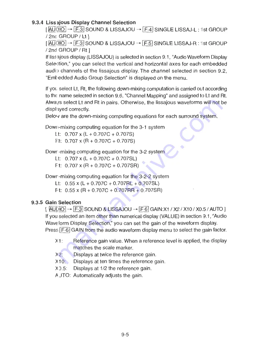 Leader LV-5750 Instruction Manual Download Page 110