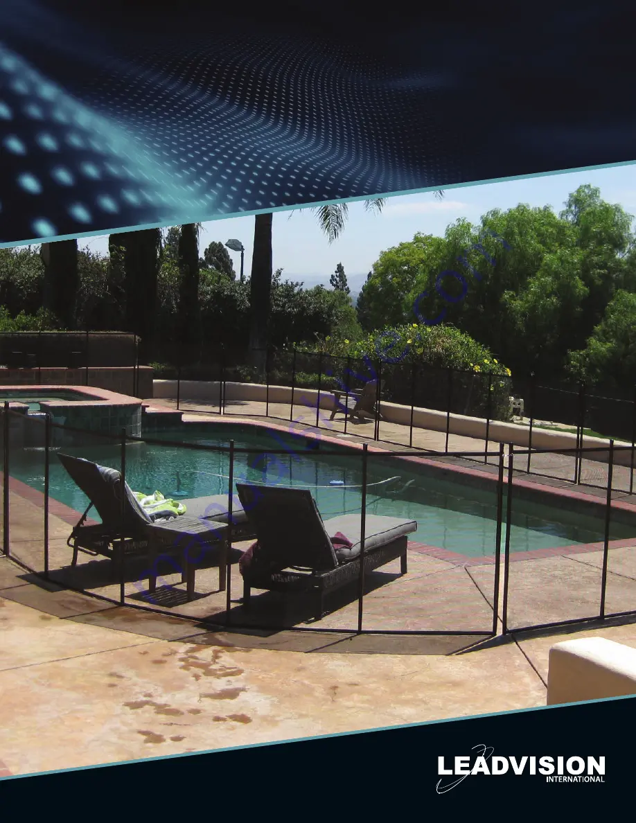 Leadvision Pool Fence Installation Manual Download Page 1