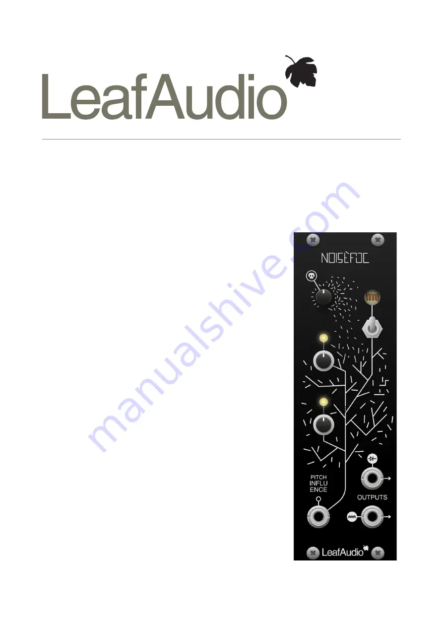 LeafAudio Noisefoc Скачать руководство пользователя страница 1