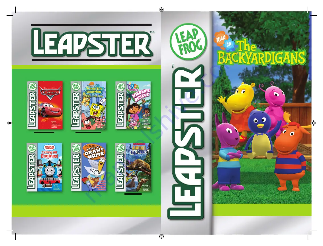 LeapFrog Leapster Nick Jr. The Backyardigans Скачать руководство пользователя страница 1