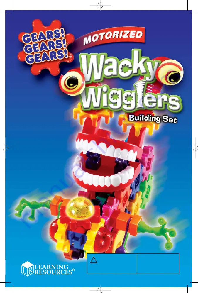 Learning Resources GEARS! MOTORIZED Wacky Wigglers Building Set Instructions Manual Download Page 2