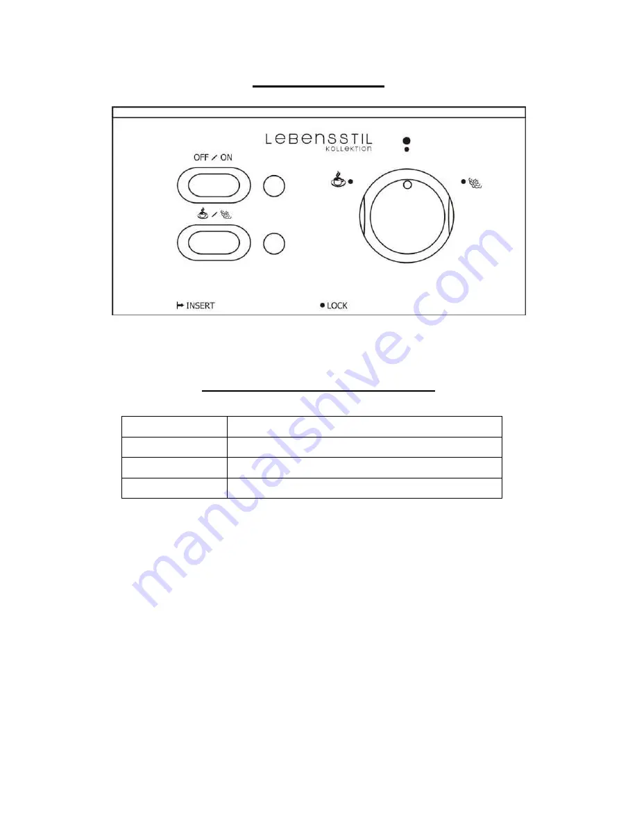 Lebensstil Kollektion LKCM-1002SS Instruction Manual Download Page 4