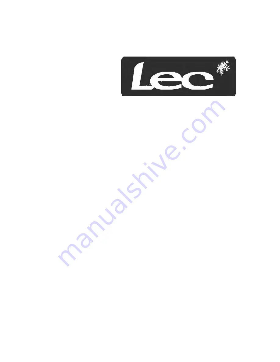 Lec R5010B User Manual Download Page 1