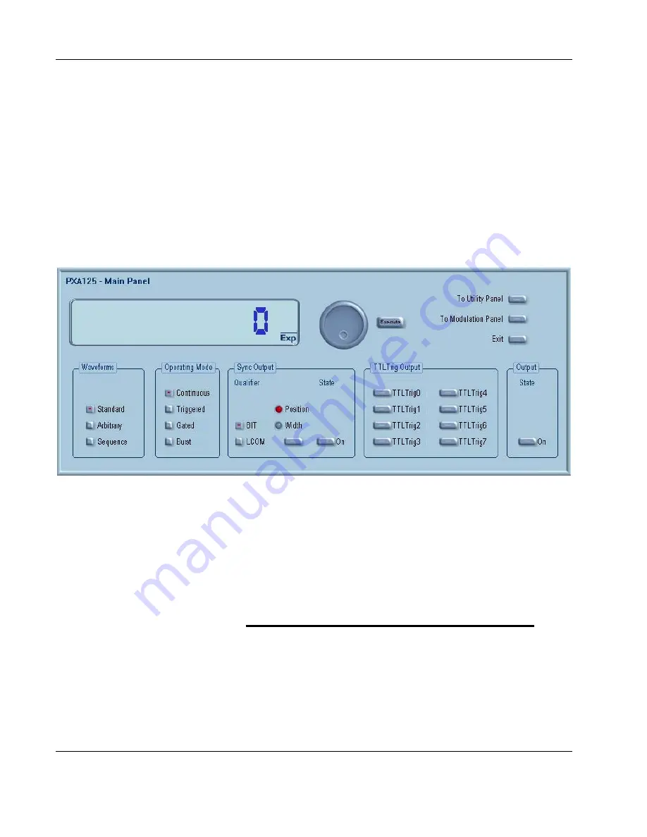 LeCroy PXA125 Скачать руководство пользователя страница 66