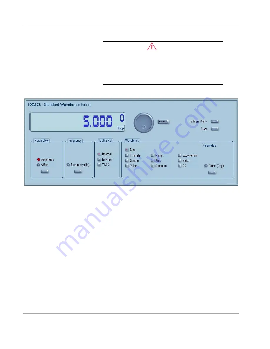 LeCroy PXA125 Скачать руководство пользователя страница 70