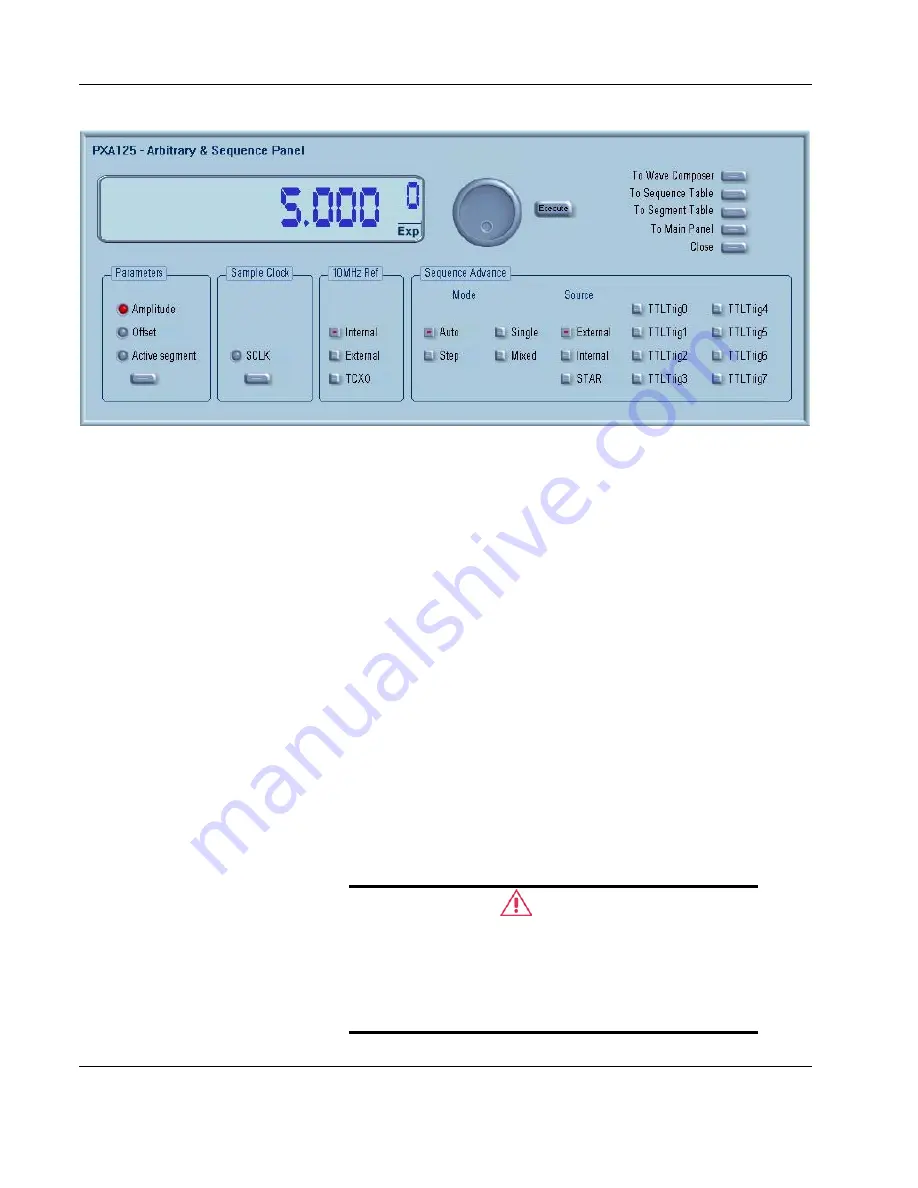 LeCroy PXA125 Скачать руководство пользователя страница 72