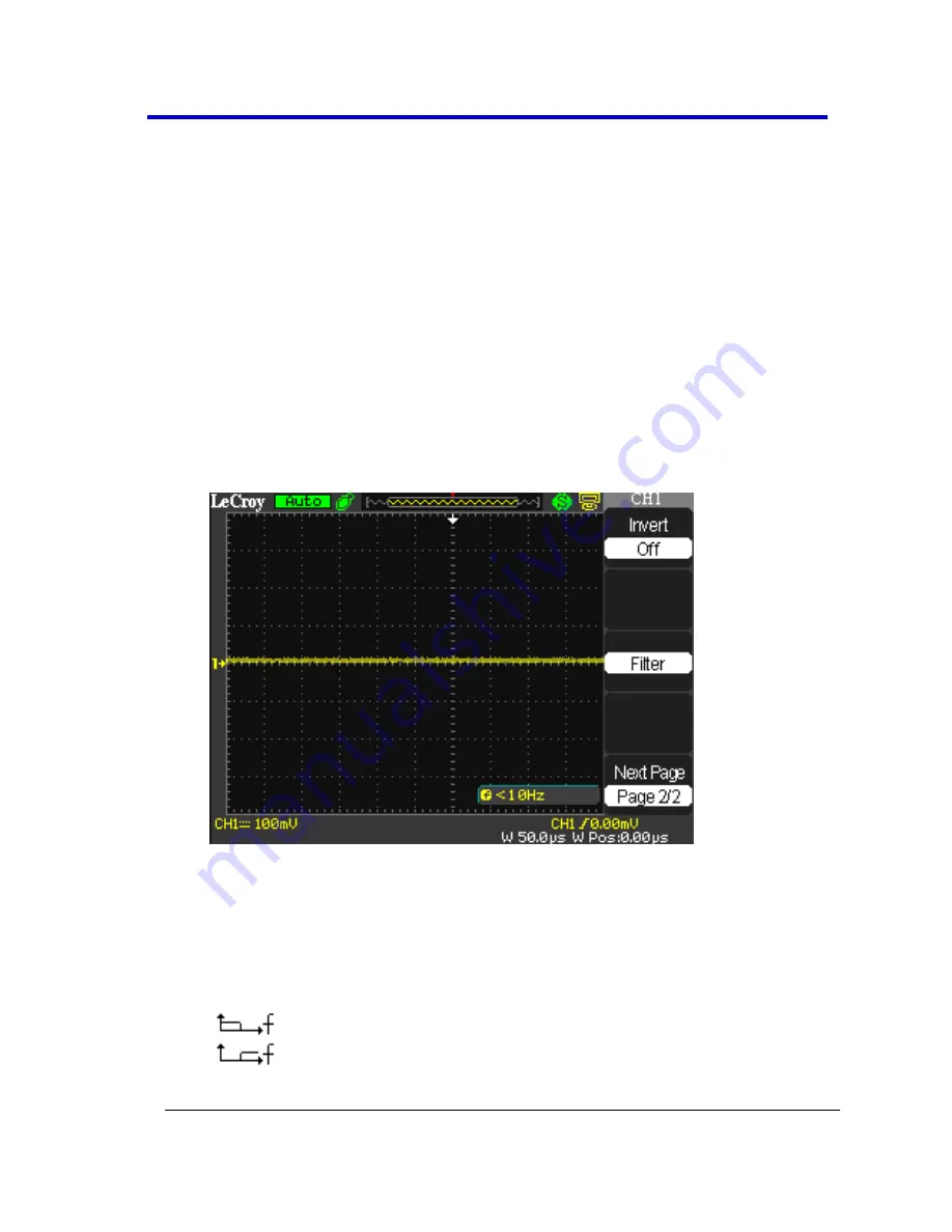 LeCroy WaveAce series Getting Started Manual Download Page 38