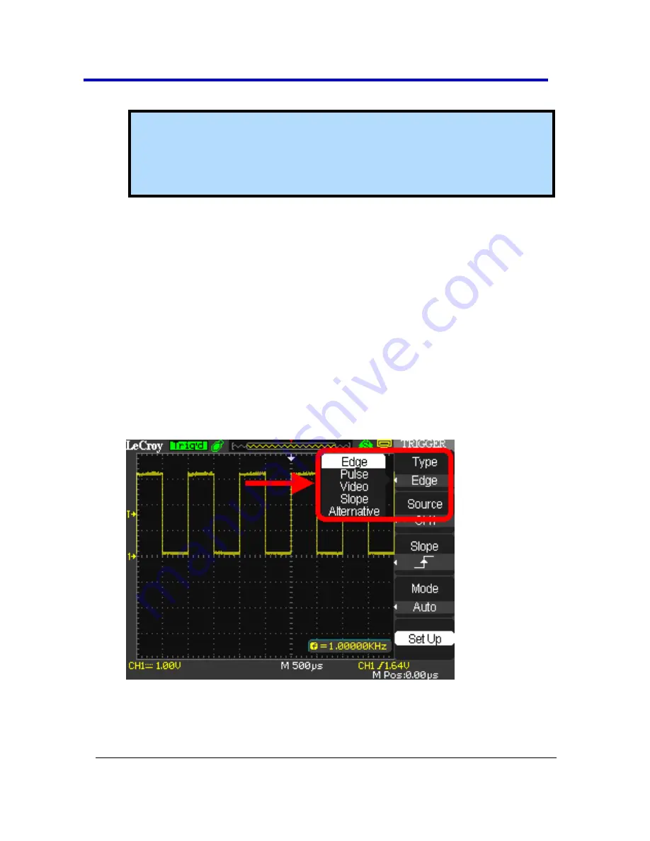 LeCroy WaveAce series Getting Started Manual Download Page 45