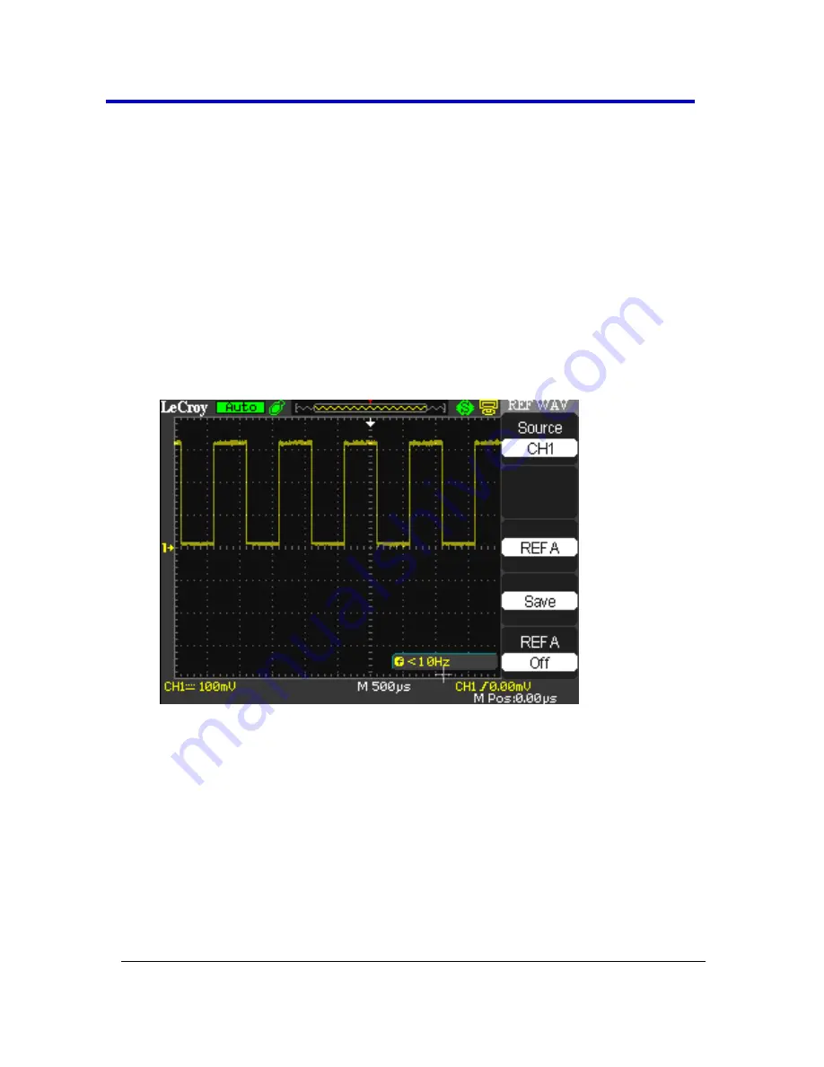 LeCroy WaveAce series Getting Started Manual Download Page 61