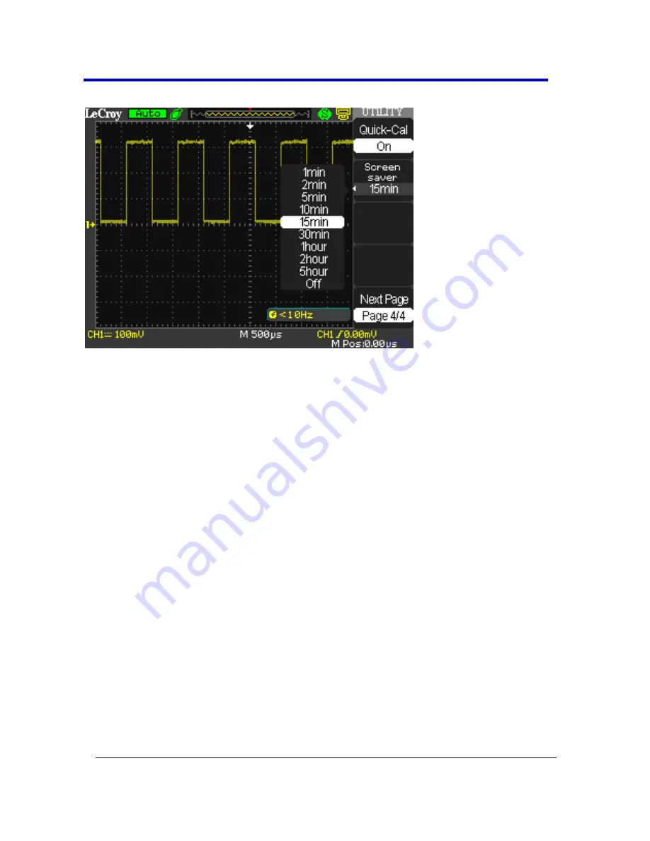 LeCroy WaveAce series Getting Started Manual Download Page 85