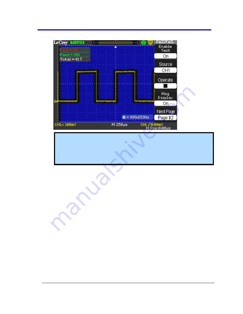 LeCroy WaveAce series Getting Started Manual Download Page 92