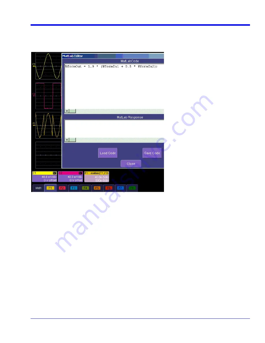 LeCroy WaveRunner 104MXI Operator'S Manual Download Page 171