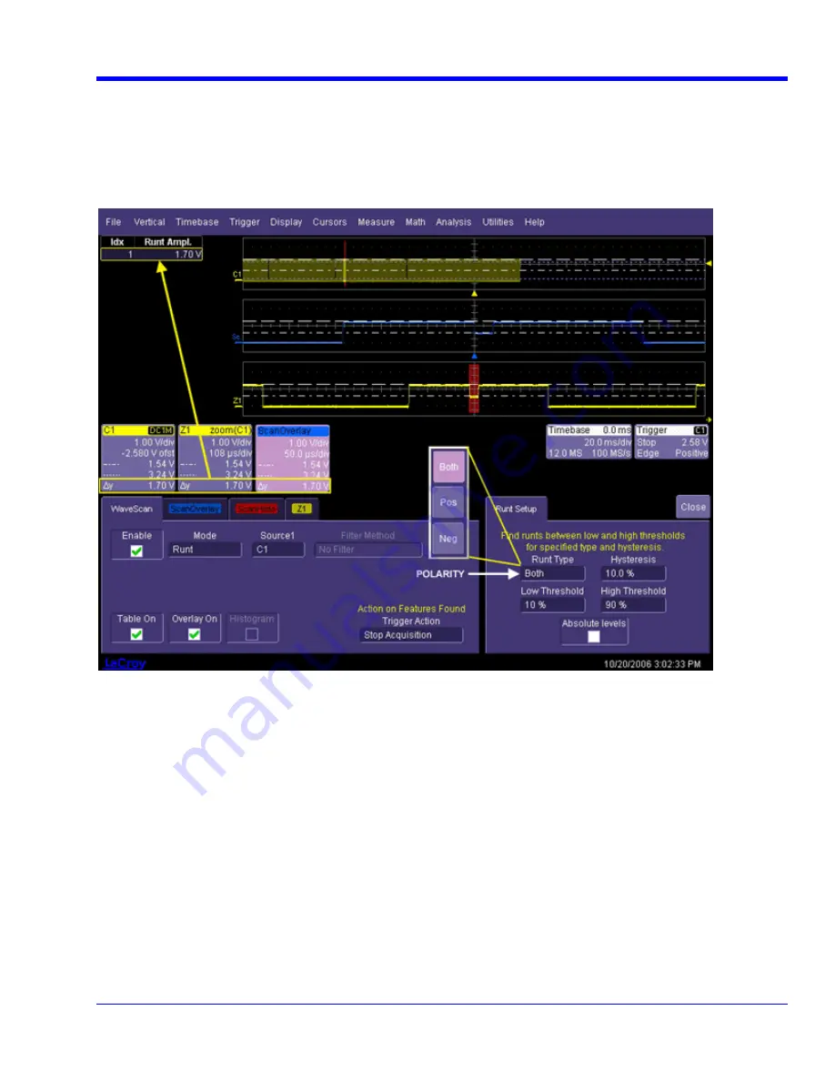 LeCroy WaveRunner XI Series Скачать руководство пользователя страница 155