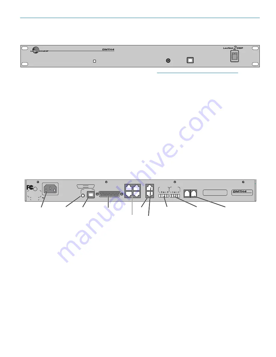 Lectrosonics DMTH4 Reference Manual Download Page 13