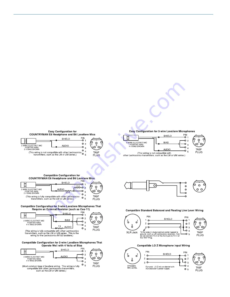 Lectrosonics LMa Скачать руководство пользователя страница 10