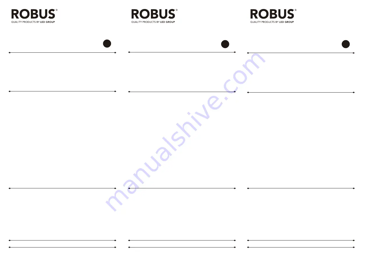 LED Group Robus RVUF244FT-24 Скачать руководство пользователя страница 1