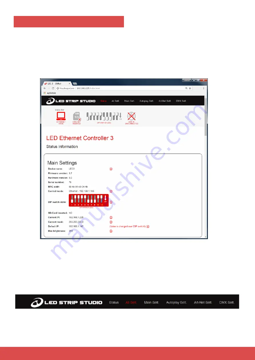 LED Strip Studio LEC3 Manual Download Page 28