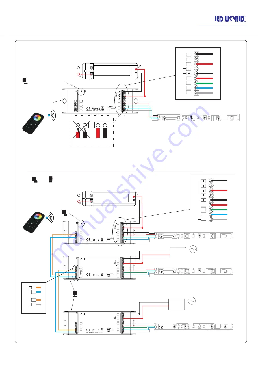 LED World HUEDA H-R009PD Quick User Manual Download Page 3