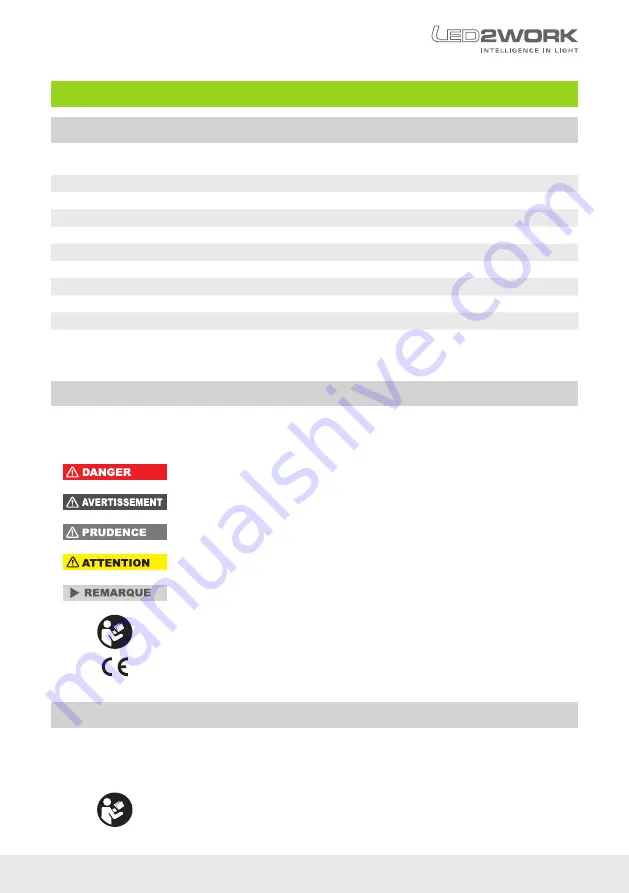 LED2WORK 121012-11 Operating Instructions Manual Download Page 11