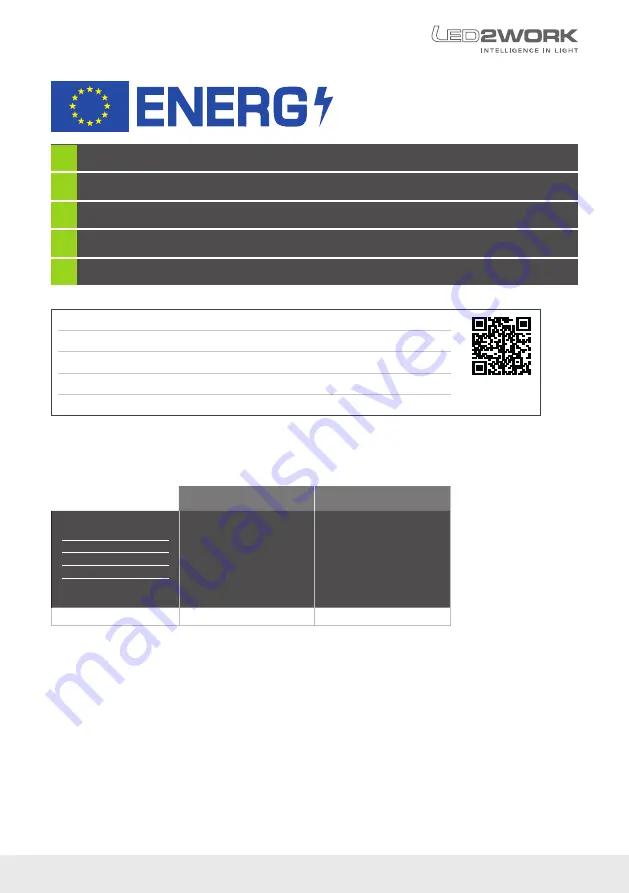 LED2WORK 121012-11 Operating Instructions Manual Download Page 23