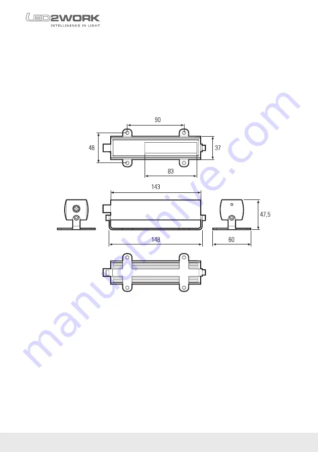 LED2WORK MIDILED Operating Instructions Manual Download Page 2