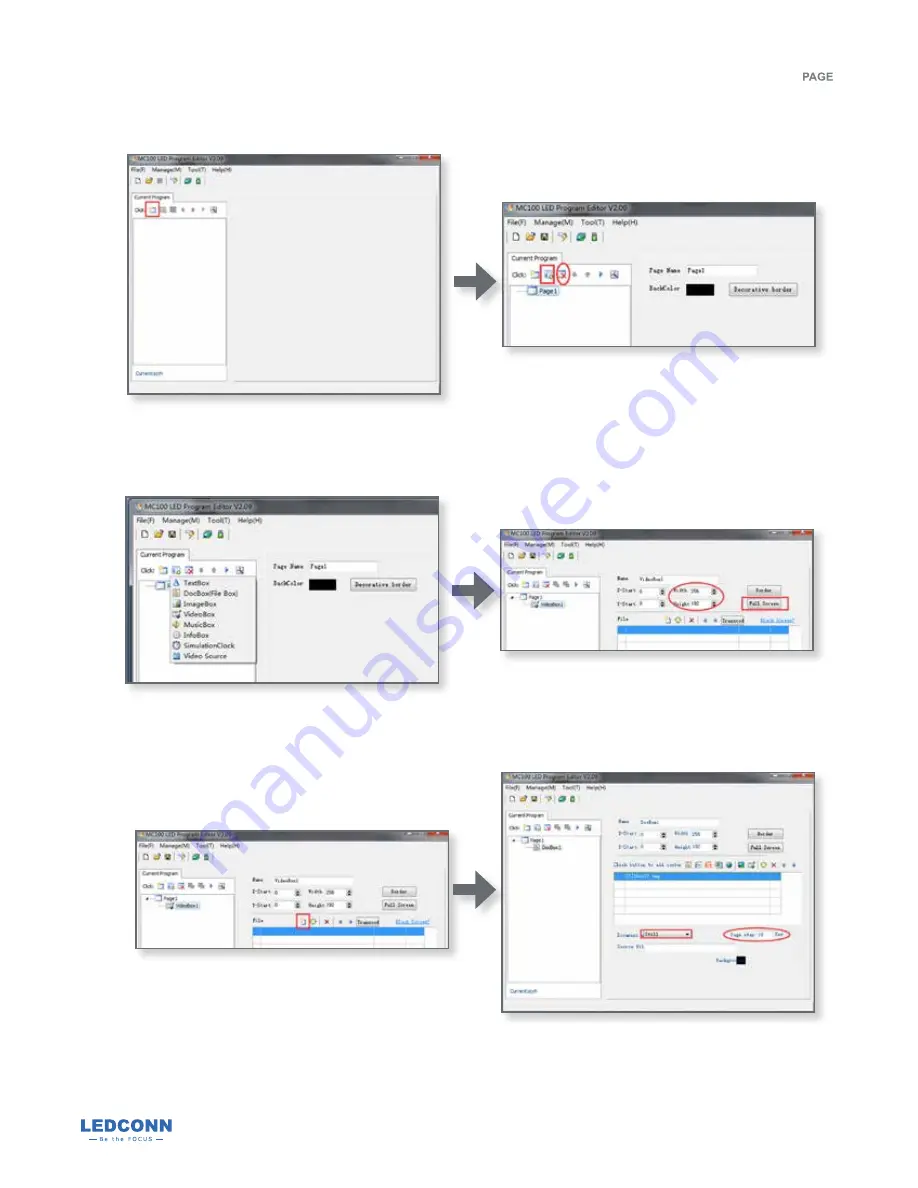 LEDCONN LUXDAZZLE MC100 SYSTEM Скачать руководство пользователя страница 16