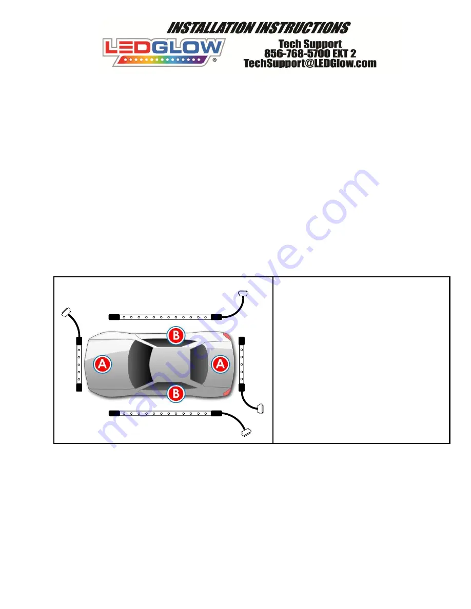 LedGlow LU-S01 Installation Instructions Download Page 1