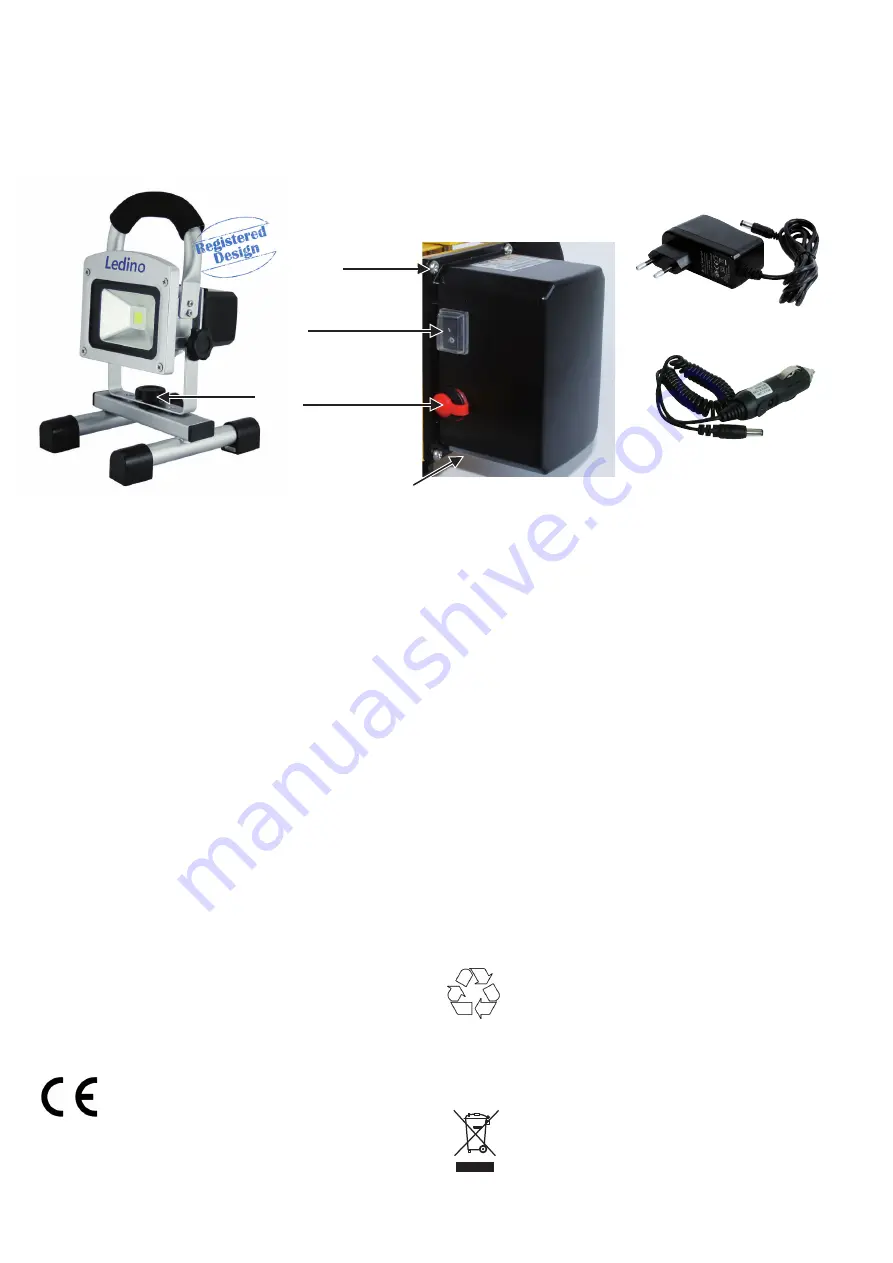 Ledino LED-FLAH0502M Quick Start Manual Download Page 2