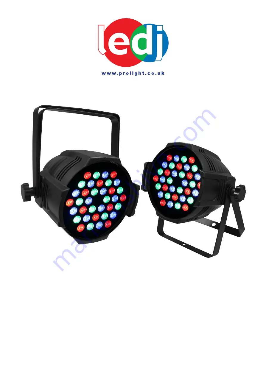 Ledj PERFORMER 36 RGB Скачать руководство пользователя страница 1