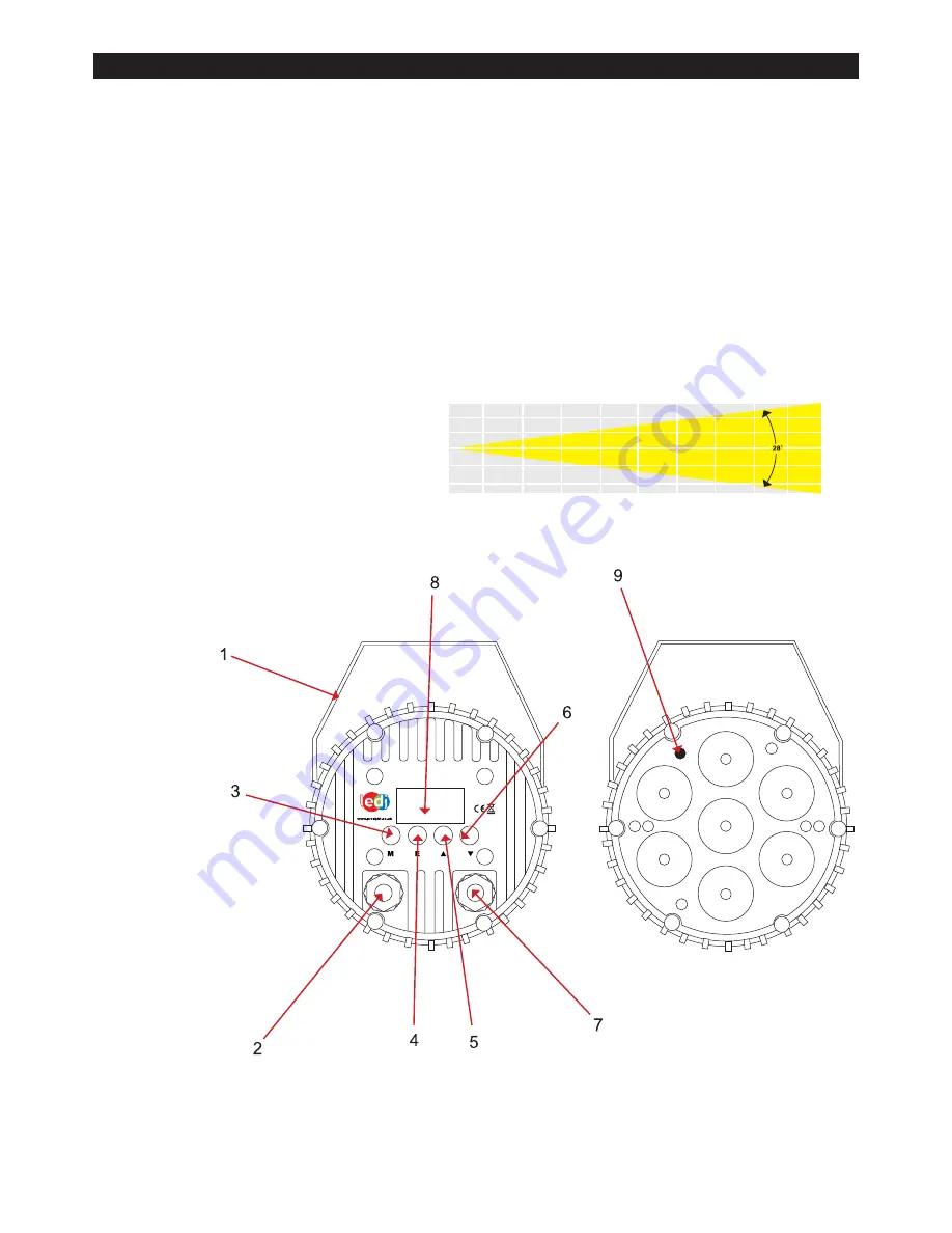 Ledj SPECTRA PAR 7T3 Скачать руководство пользователя страница 4