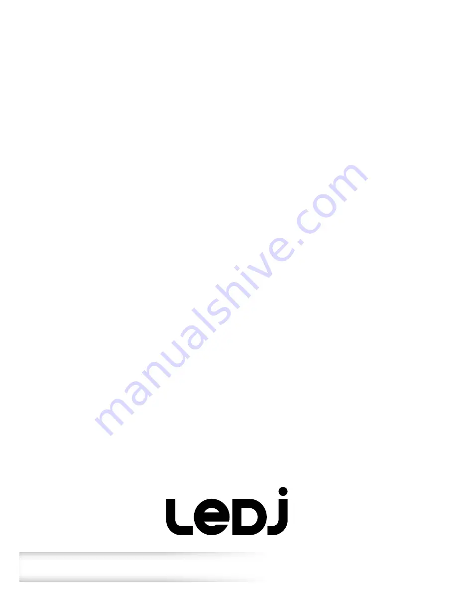 Ledj Stage Par CZ 120 RGBA User Manual Download Page 16