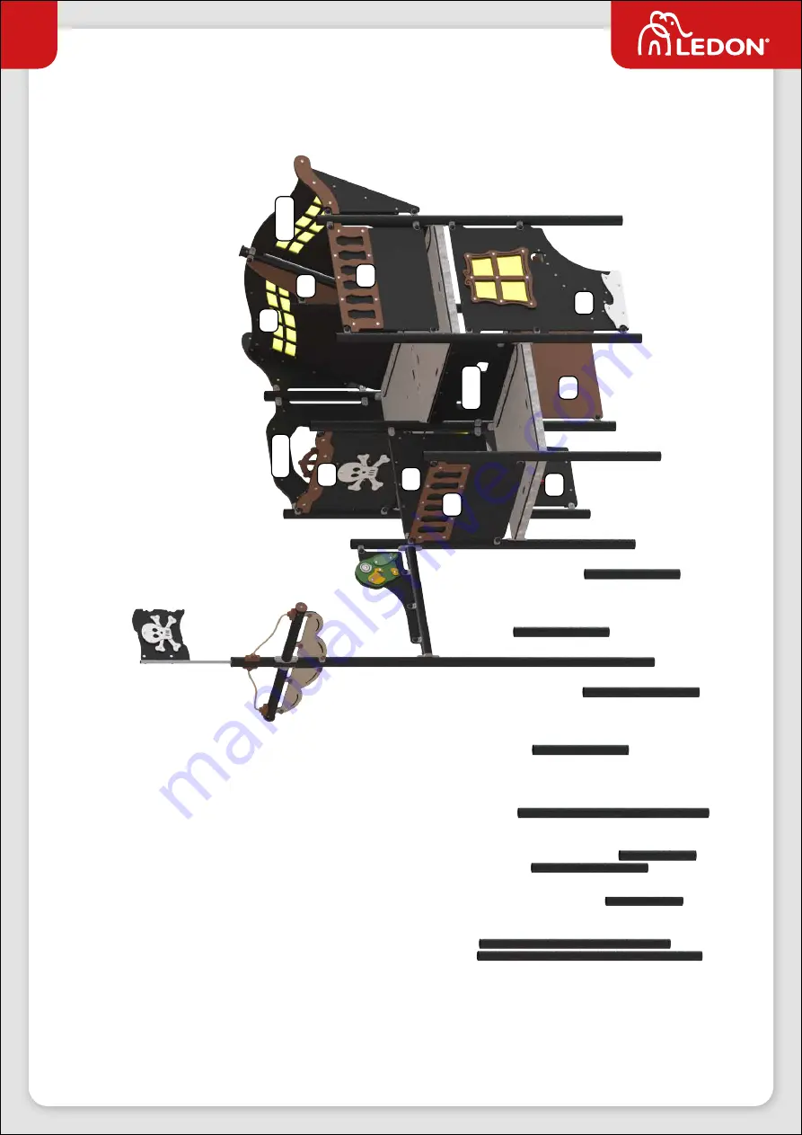 Ledon LP313G Assembly Instructions Manual Download Page 13